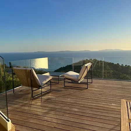 Daire 5* With Panoramic Sea View, Hammam, Pool-spa