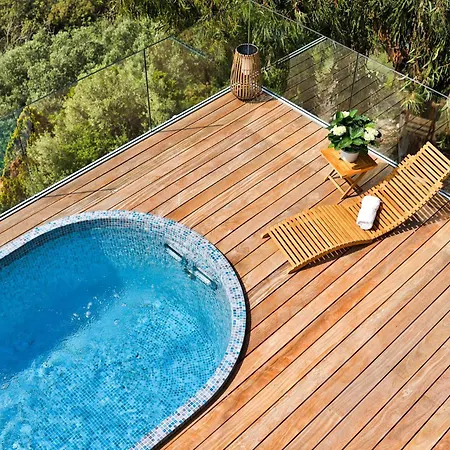 5* With Panoramic Sea View, Hammam, Pool-spa Daire *